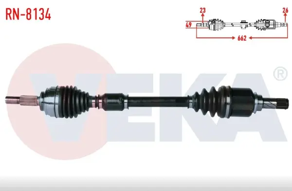 VEKA RN-8134 | Renault Clio 4 2012-2018 1.5 dCi Sol Aks Komple Yerli Marka