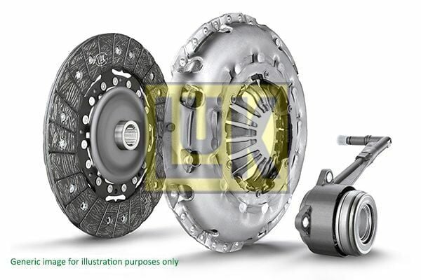 LUK 622313533 | Debriyaj Seti Rulmanlı (Fiat Linea 1.3 JTD-Grande Punto 6 Vites-Fiorino 1.3D-Astra H-Corsa D)