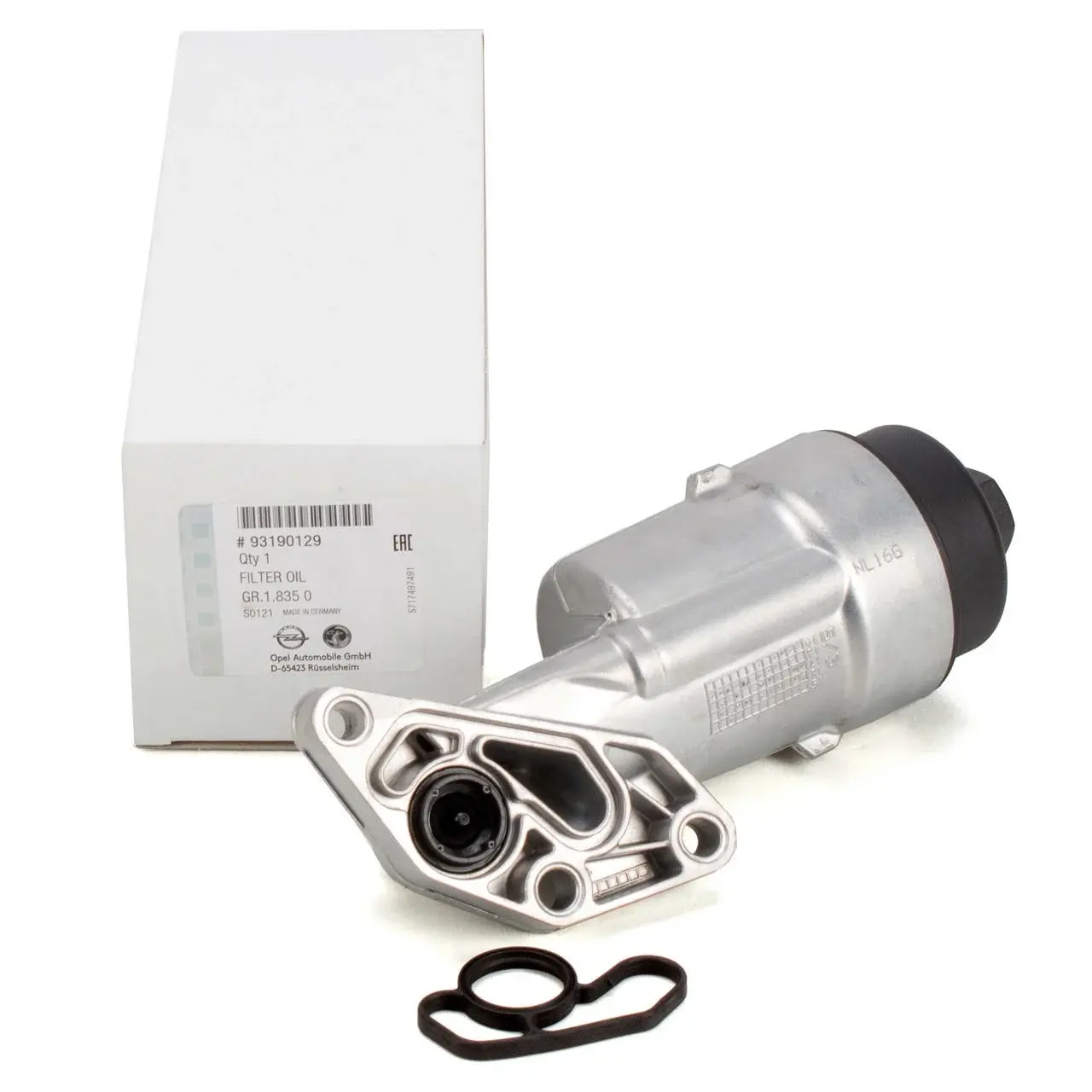 PSA 93190129 | Opel Astra H 1.4 Benzinli (Z14XEP) Yağ Soğutucu Filtre Gövdesi Komple Orjinal