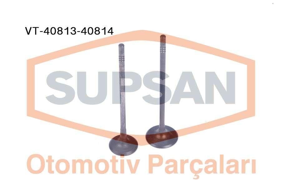 SUPSAN 40813-40814 | Opel Vectra C 1.6 Benzinli (Z16XEP) Çelik Subap Takımı Stelitli