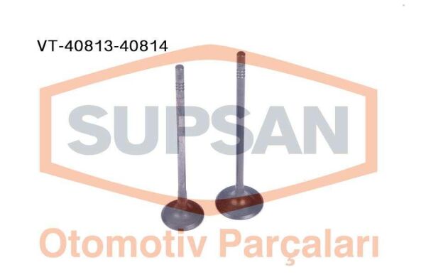 SUPSAN 40813-40814 | Opel Vectra C 1.6 Benzinli (Z16XEP) Çelik Subap Takımı Stelitli