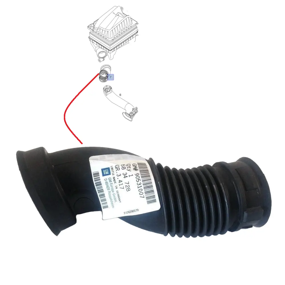 PSA 90531007 | Opel Astra H Hava Filtre Hortumu Orjinal