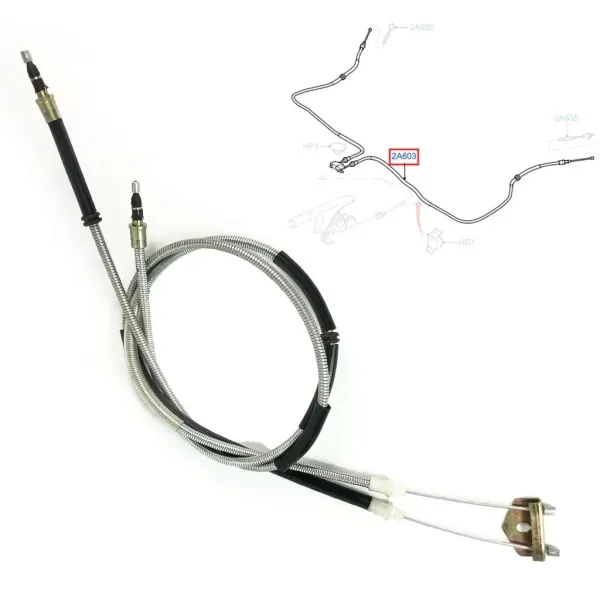 Ford Fusion 2003-2007 Orta El Fren Teli 2 Parça Yan Sanayi CAVO 4602613 |