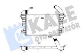 Opel Astra H 1.3 Dizel 2005-2006 Model Arası Turbo intercooler Radyatörü KALE 352465