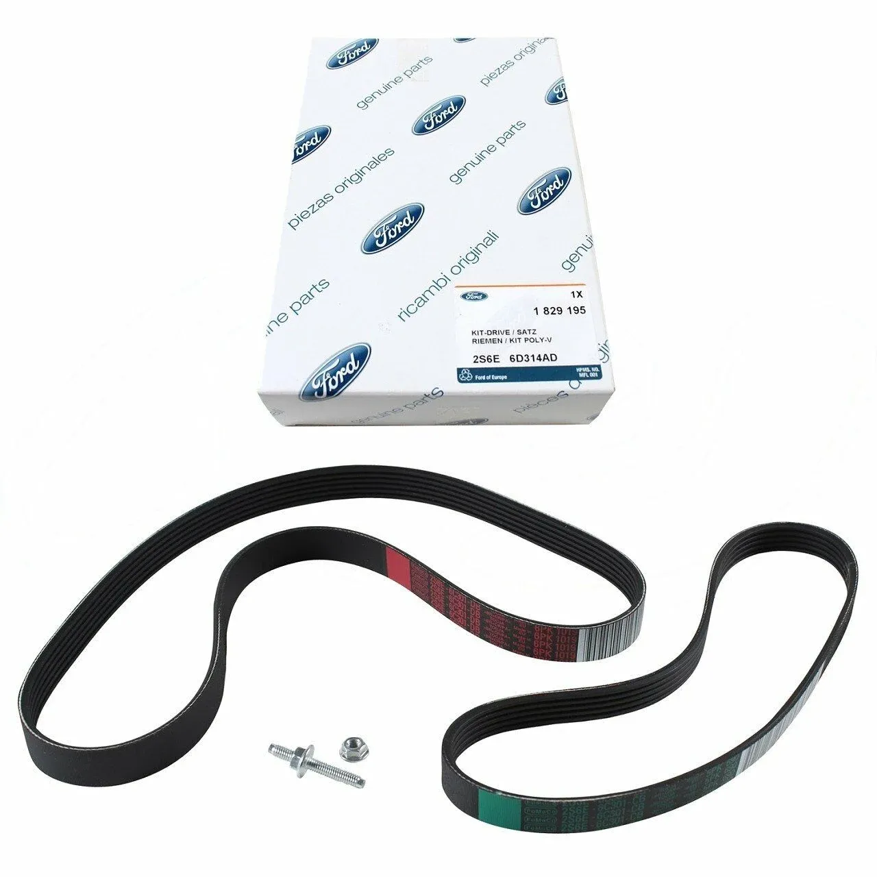Fusion 20002-2013 1.6 Benzinli V Kayıs Seti (2 Adet Kayıs) FORD OTOSAN 2S6E6D314AD