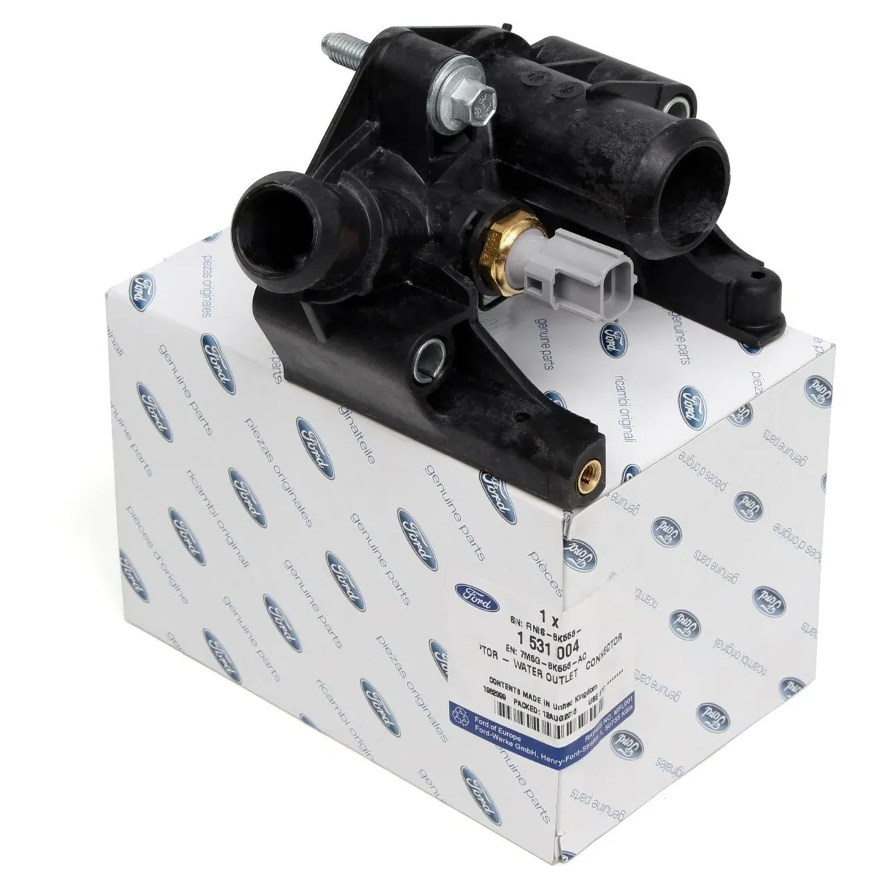 Fiesta Fusion 2002-2013 1.4 1.6 Benzinli Termostat Su Çıkış kollektörü FORD OTOSAN 7M5G8K556AC