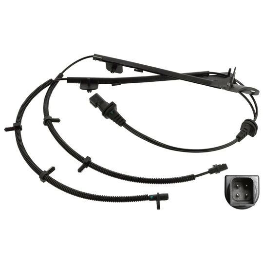 Ford Fiesta Fusion 2002-2013 Arka Abs Kablosu (Abs Sensörü) Yan Sanayi İTHAL 2S612B372BD