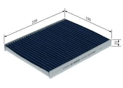 Polen Filtresi 09 > Fiesta-Tourneo-Courıer 1.4-1.5-1.6 TDCI BOSCH 0986628607