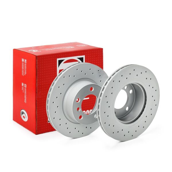 Bmw F30 Kasa 316i Ön Fren Disk Takım Delikli Tip Spor ZİMMERMAN 150.3497.52