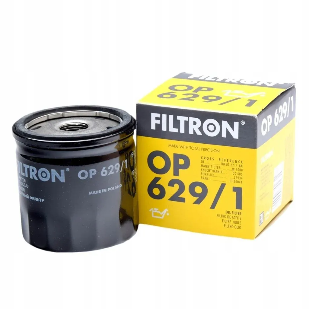 Ford Fiesta 2008-2018 1.25-1.4-1.6 Yağ Filtresi Benzinli FILTRON OP629-1