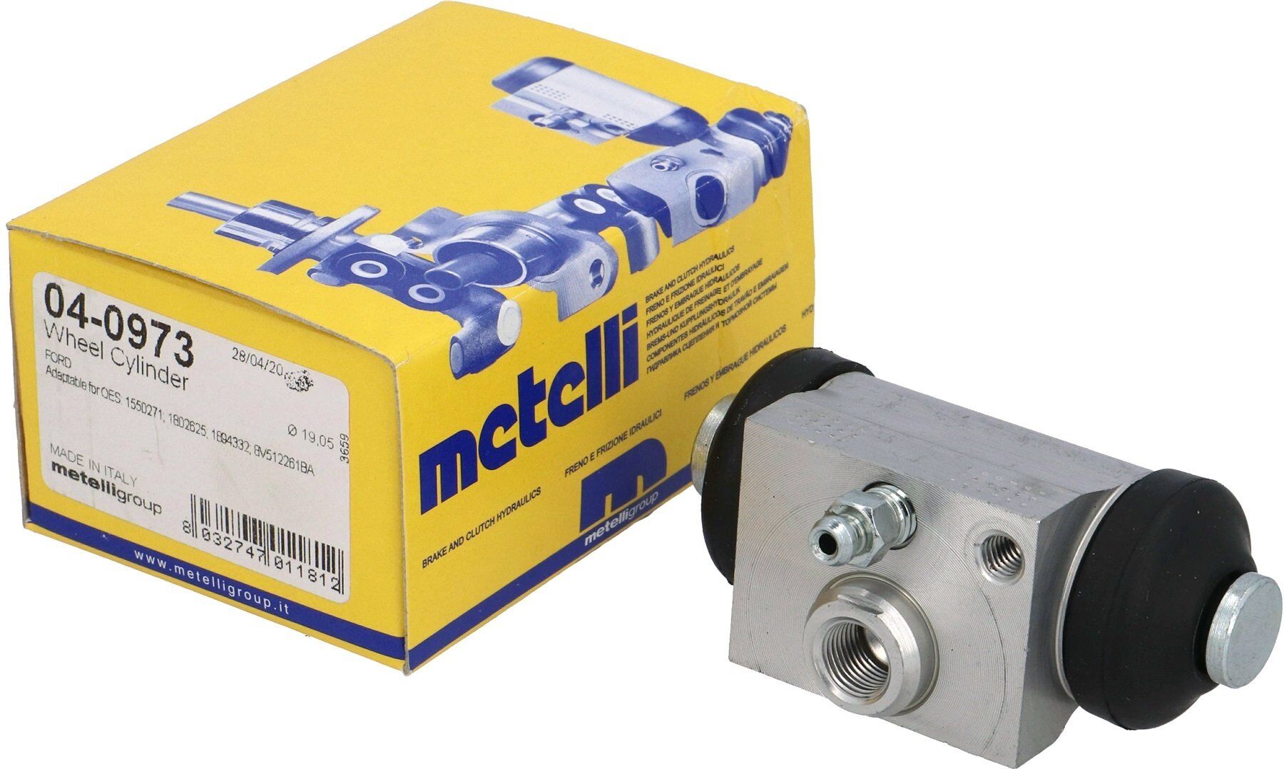 Ford Fiesta 2008-2012 Arka Fren Silinidiri (Arka Merkez) METELLI 04-0973