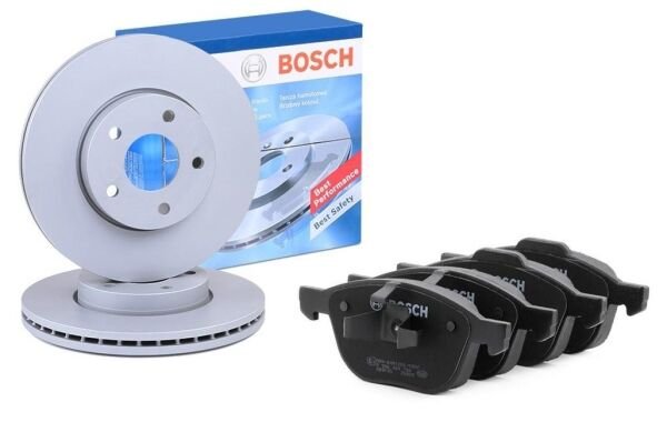 Ford Fiesta 2008-2012 Ön Fren Disk ve Balata Takımı Bosch Marka