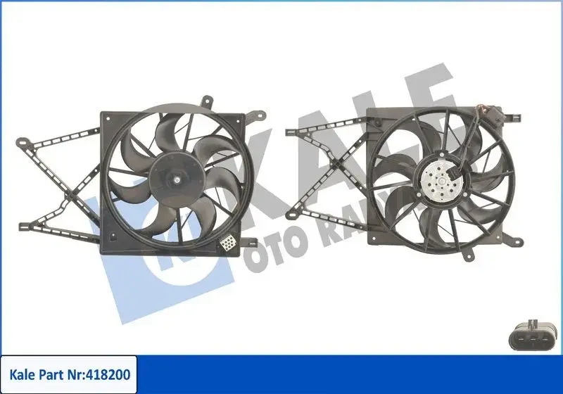 Opel Astra.G  Fan Motoru KALE 418200