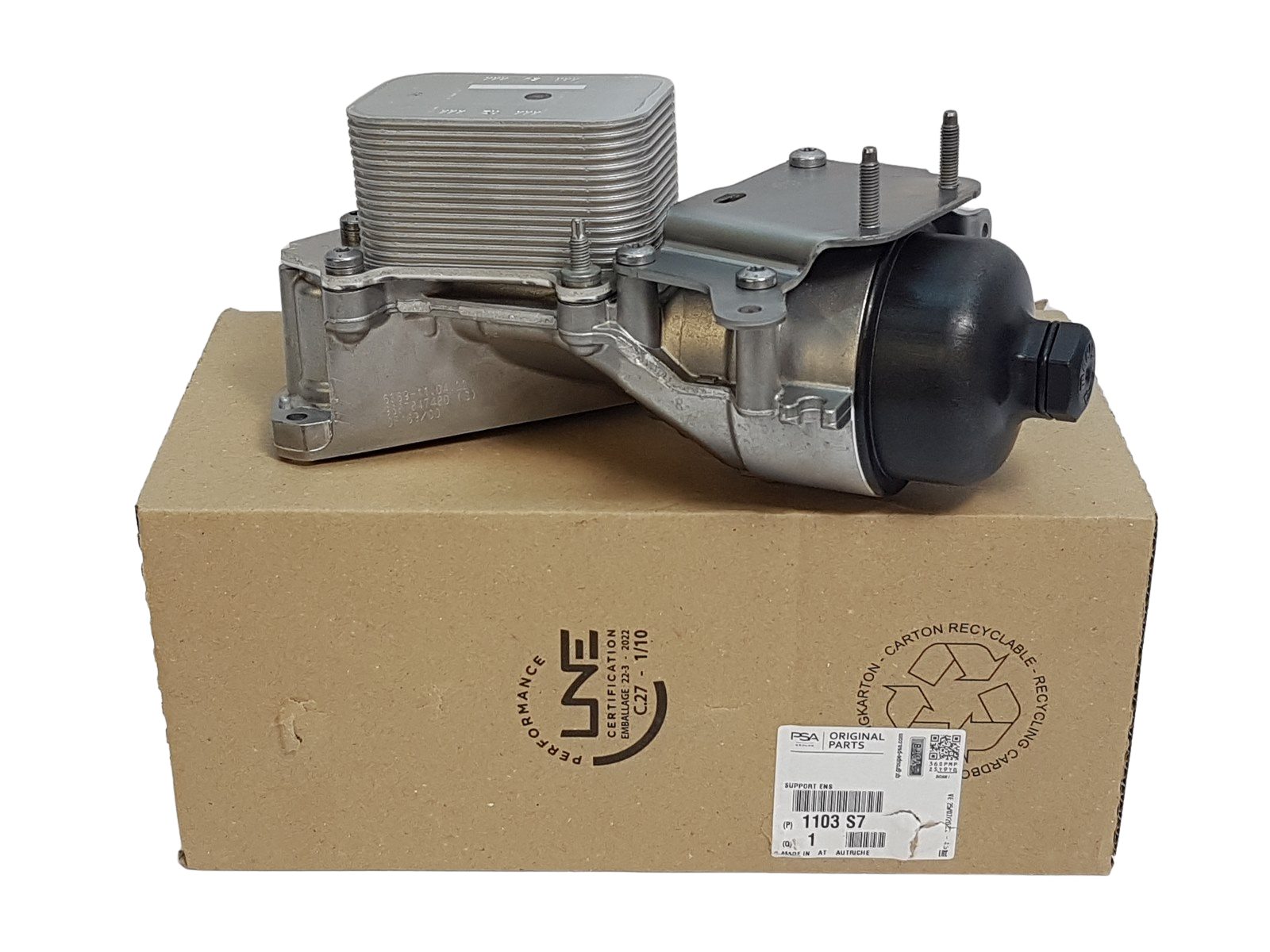 Ford Fiesta 2008-2012 1.4-1.6 Dizel Yağ Soğutucu Komple Ford Orijinal PSA 1103.S7