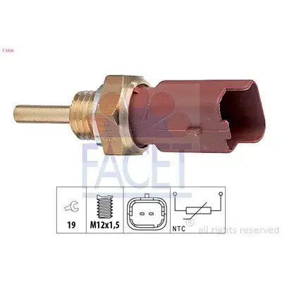 Astra Combo Corsa Meriva Vectra Hararet Müşürü   FACET 7.3326