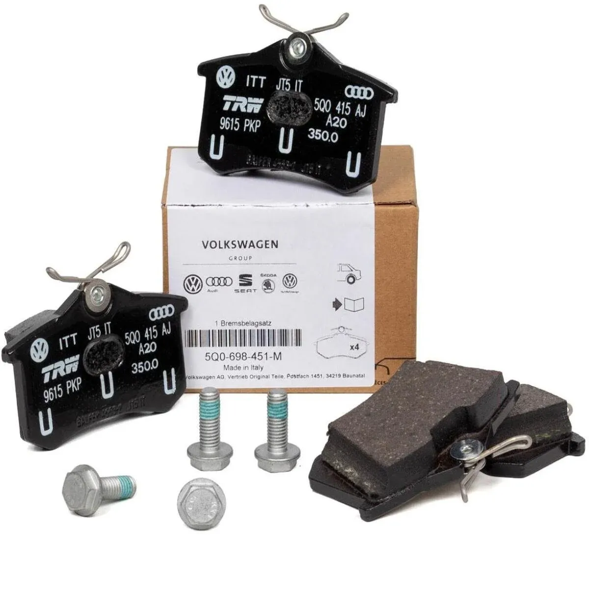 Seat Leon 2013 Model Sonrası Arka Fren Balatası /Orijinal Marka VAG / ORJINAL 5Q0698451AA