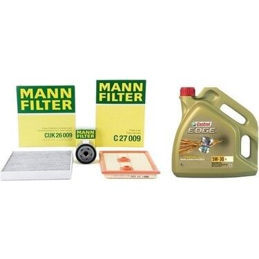 Volkswagen Golf 7 1.2 - 1.4 TSI Periyodik Bakım Seti Motor Yağlı Mann Castrol Motor Yağlı