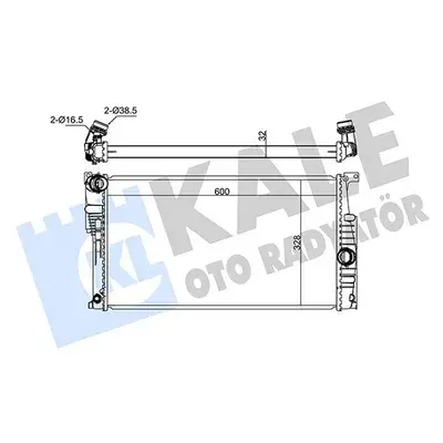 Bmw F30 Kasa 316i Su Radyatörü Otomatik KALE 346065