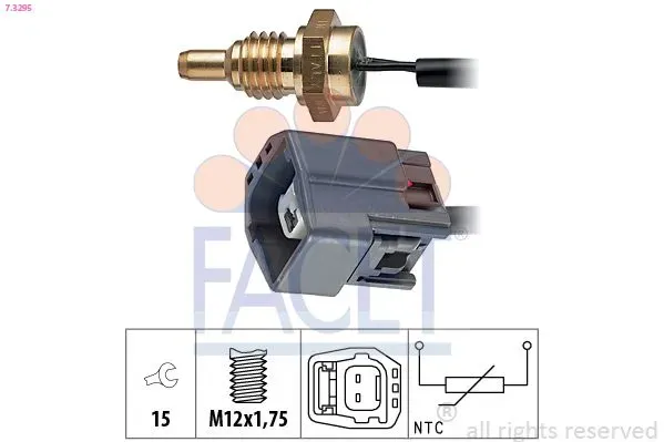 FACET 7.3295 | Hararet Müşürü (Isı Müşürü) Focus Cak 98-05 I 98-1.8 TD 1.8 TDCI Transıt Connect