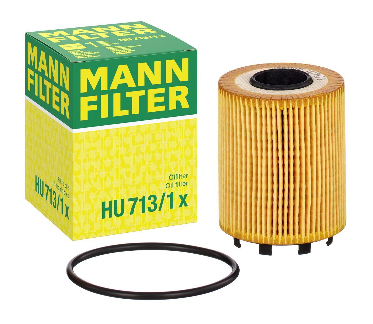 MANN HU713-1X | Opel Astra H 1.3 Dizel Tırnaklı Tip Yağ Filtresi