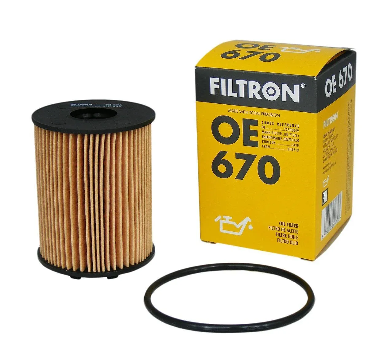 Opel Astra H 1.3 Dizel Tırnaklı Tip Yağ Filtresi FILTRON OE670