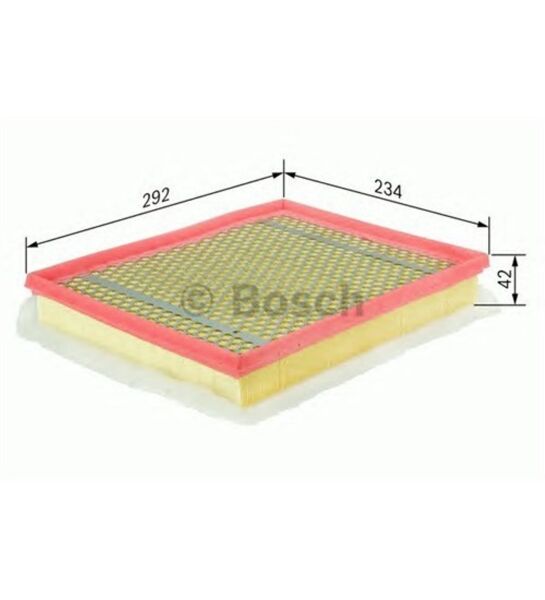 BOSCH F026400013 | Opel Astra H 1.3 Dizel Süngerli Hava Filtresi 5834281