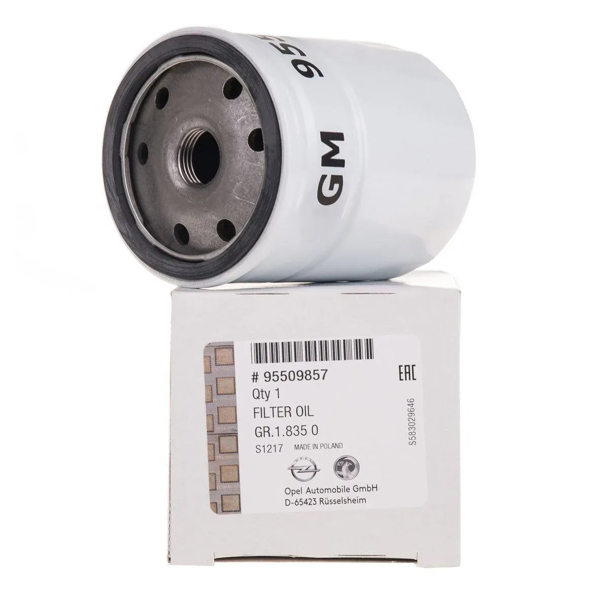 Opel Astra H 1.6 Twinport (Z16XEP) Twinport Yağ Filtresi Orijinal PSA 95509857