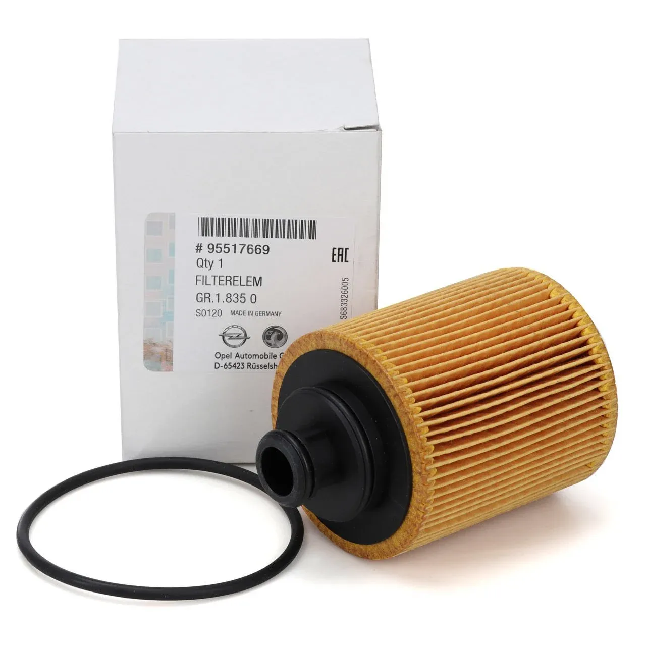 Opel Astra H 1.3 Dizel Yağ Filtresi Ufi Tipi Orijinal PSA 95517669