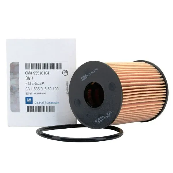 Opel Astra H 1.3 Dizel Yağ Filtresi Tırnaklı Tip Orijinal PSA 95516104