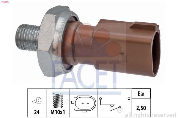 VW Tum Modeller  Yağ Basınç Müşürü 1.6 / 2.0 TDI Clha Kahverengı FACET 7.0205