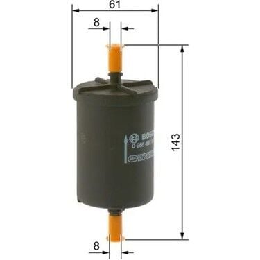 Renault Fluence 1.6 Benzin Filtresi BOSCH 09864B2017