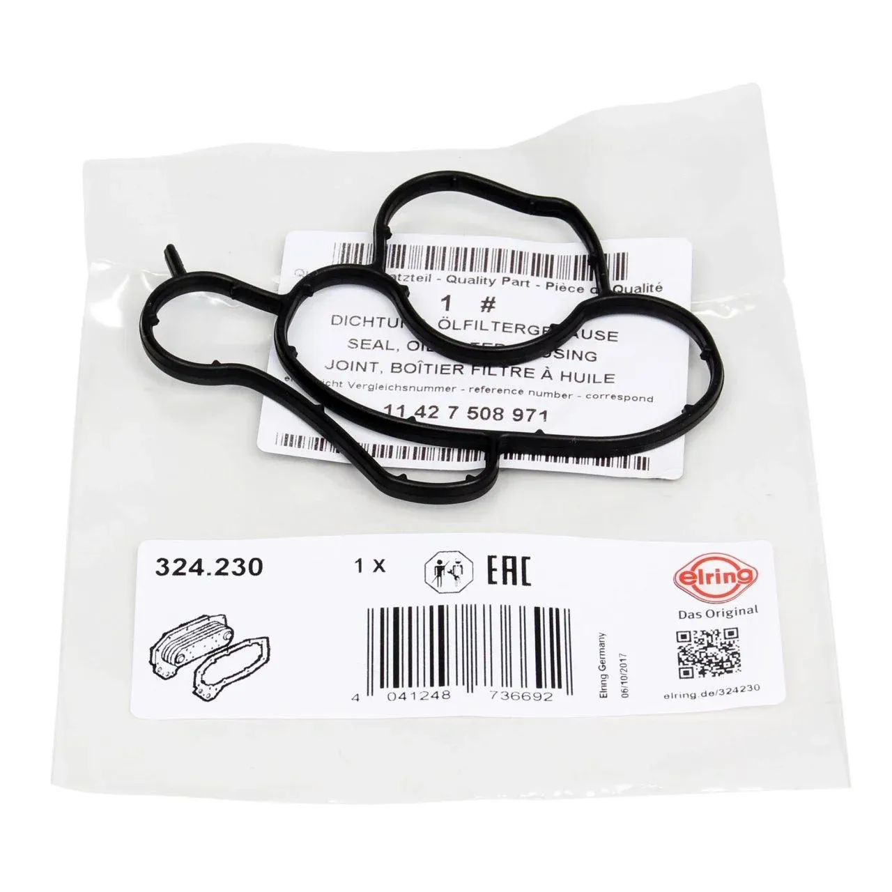 Bmw E81 Kasa 116i Yağ Filtre Kütük Contası ELRING 324.230