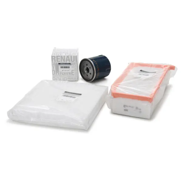 Renault Clio IV 1.5 dCi Periyodik Yağ Bakım Filtre Seti Mazot Filtresiz Mais Orijinal