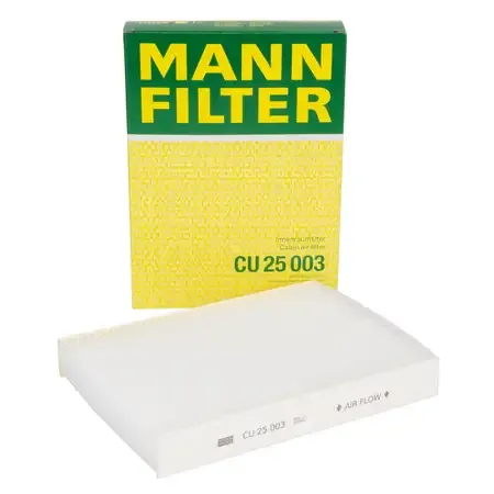 MANN CU25003 | Renault Megane 4 2015- Polen Filtresi Karbonsuz