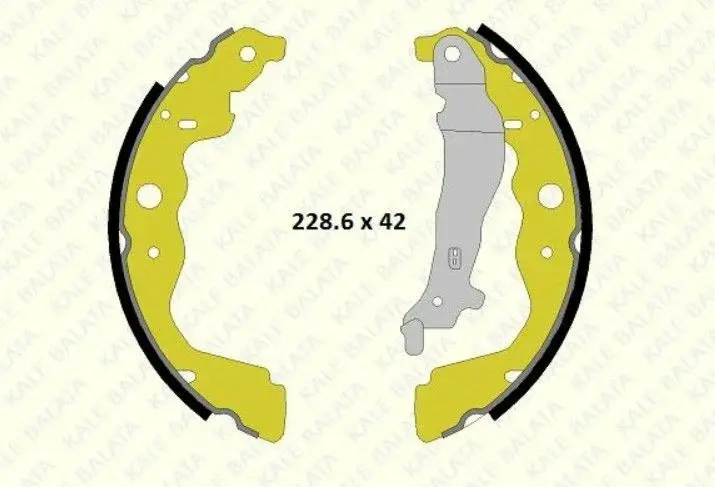 KALE B1243047005P-KF2 | Renault Clio 4 2013-1.5 dCi Arka Fren Balata Takımı