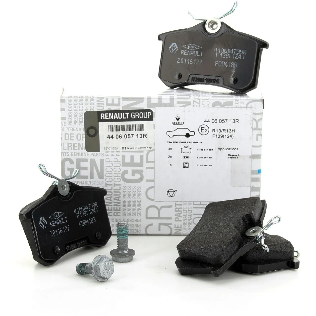 Renault Megane IV Arka Fren Balata Takımı MAIS 440605713R